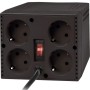 Стабілізатор напруги Defender AVR Premium 1500 600W, 4 розетки, Black (99060)