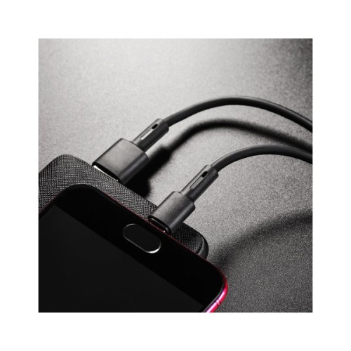 Дата кабель USB 2.0 AM to Micro 5P 1.0m 2.4A silicone BX31 black BOROFONE (6931474710376)