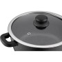 Каструля Ardesto Gemini Anzio скляна кришка 24 см 4,4 л чорна (AR2424GE)