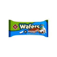 Вафлі Житомирські ласощі з начинкою Wafers кокос 50 г (4823103009505)