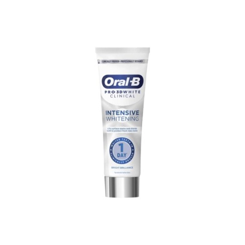 Зубна паста Oral-B Pro-3D White Clinical Intensive Whitening Яскравий блиск 75 мл (8700216922807)