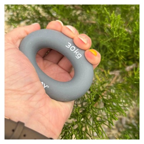 Еспандер PowerPlay PP-4324 Hand Grip Ring X-Hard 30 кг Сірий (PP_4324_30kg)