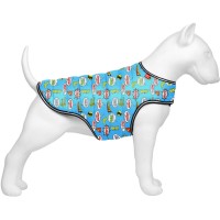 Курточка для тварин WAUDOG Clothes "Ліга Справедливості у блакитному" M (504-4002)