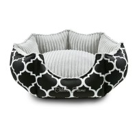 Лежак для тварин Chloe's Home Rome М чорний (CLH0182)