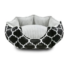Лежак для тварин Chloe's Home Rome М чорний (CLH0182)