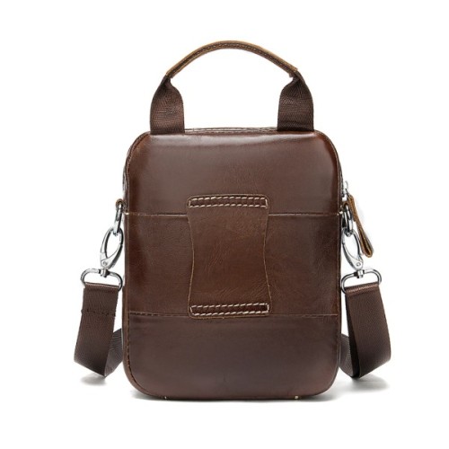 Сумка Vintage На пояс шкіряна Коричнева (20012)