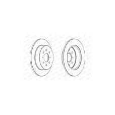 Гальмівний диск FERODO DDF1466