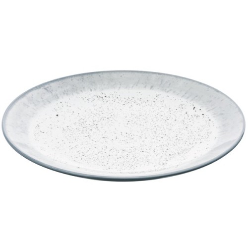 Тарілка Ardesto Siena, 27см, порцеляна, біло-сірий (AR2927SW)