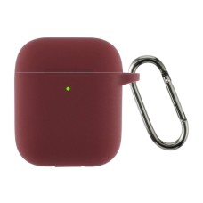 Чохол для навушників Armorstandart Ultrathin Silicone Case With Hook для Apple AirPods 2 Burgundy (ARM59680)