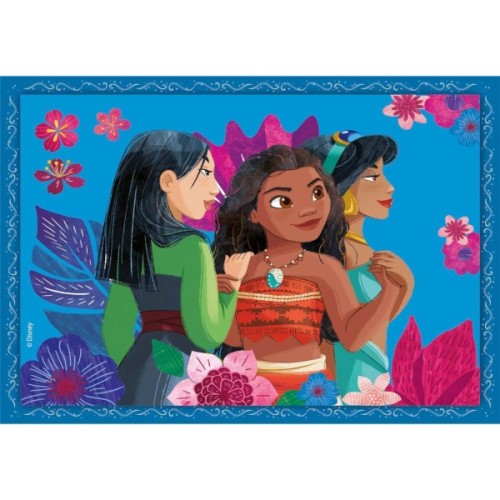 Пазл Clementoni 4 в 1 Princess, 12,16,20 та 24 елементи (21517)