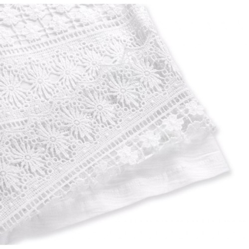 Плаття дитяче Breeze з мережив (8859-128G-cream)