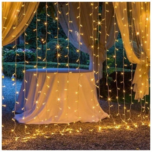 Гірлянда ColorWay Штора завіса 3 x 2 м 240 LED USB теплий колір (CW-GW-240L32U)