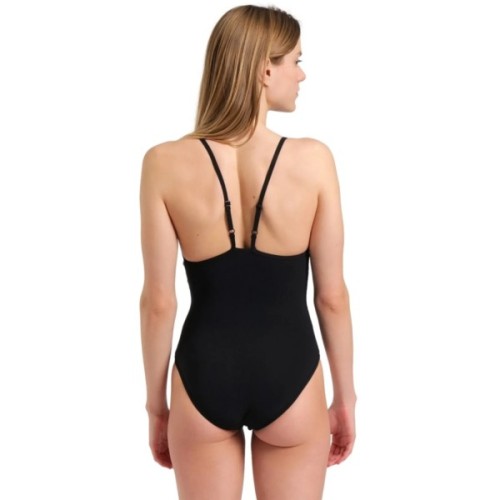 Купальник Arena Mesh Panels Swimsuit Closed Ba 006661-500 чорний 42 (3468337053446)