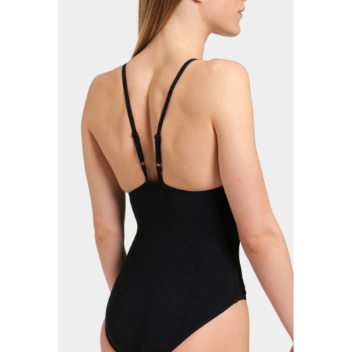 Купальник Arena Mesh Panels Swimsuit Closed Ba 006661-500 чорний 42 (3468337053446)