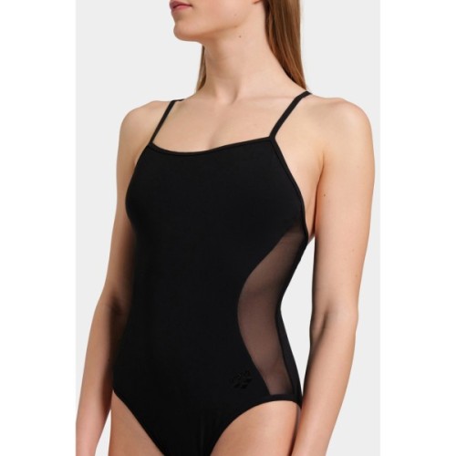 Купальник Arena Mesh Panels Swimsuit Closed Ba 006661-500 чорний 42 (3468337053446)