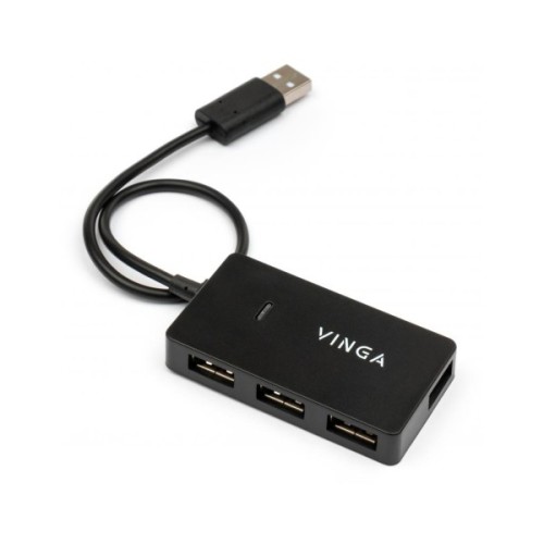 Концентратор Vinga USB2.0 to 4*USB2.0 HUB (VHA2A4N)
