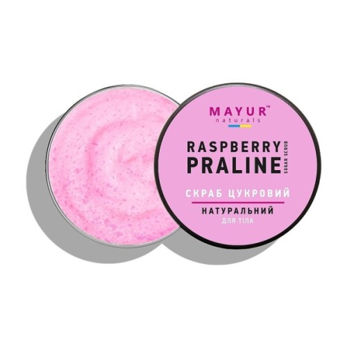 Скраб для тіла Mayur Цукровий Малинове праліне 250 мл (4820230953800)
