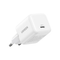 Зарядний пристрій Ugreen USB-C PD30W GaN white (65009)