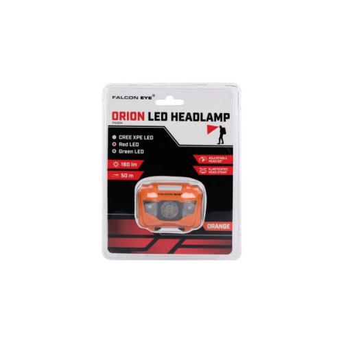 Ліхтар Falcon Eye Orion (160 Lm) Cool White/Red/Green LED Orange (FHL0014) (DAS303981)