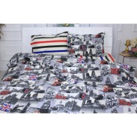 Постільна білизна MirSon Бязь Ranforce Elite 17-0538 London Street 160х220 (2200004699240)