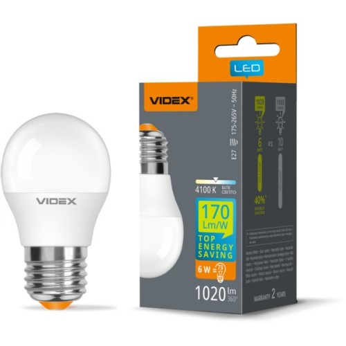 Лампочка Videx VL-G45h-06274