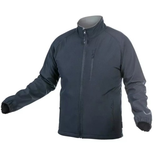 Куртка робоча Hoegert BIESE HT5K255-L SoftShell 96% поліестер/4% еластан темно-синя, L (52) (HT5K255-L)