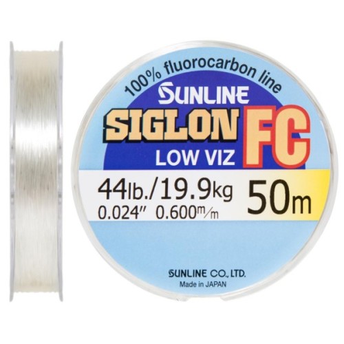 Флюорокарбон Sunline Siglon FC 50m 0.600мм 19.9кг повідковий (1658.01.49)