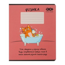 Зошит ZiBi предметний CUTE CAT, 36 аркушів, клітинка, фізика (ZB.1731-27)