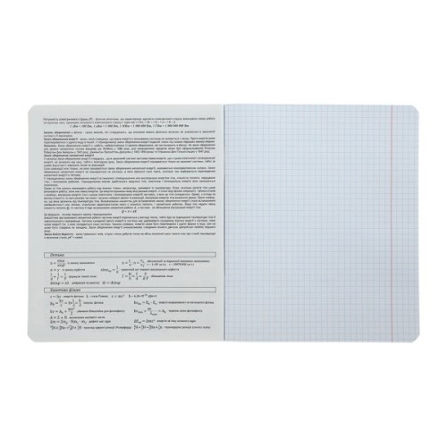 Зошит ZiBi предметний CUTE CAT, 36 аркушів, клітинка, фізика (ZB.1731-27)