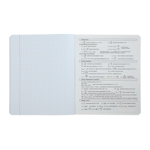 Зошит ZiBi предметний CUTE CAT, 36 аркушів, клітинка, фізика (ZB.1731-27)