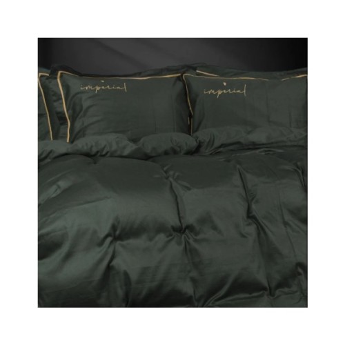 Постільна білизна MirSon Сатин Imperial Satin Emerald 200х220 Євро (2200008576257)