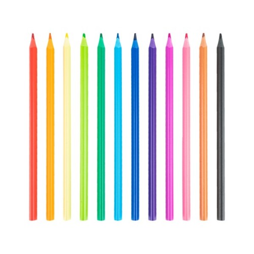 Олівці кольорові Kite Triangle пластикові, 12 кольорів (K24-049-3)