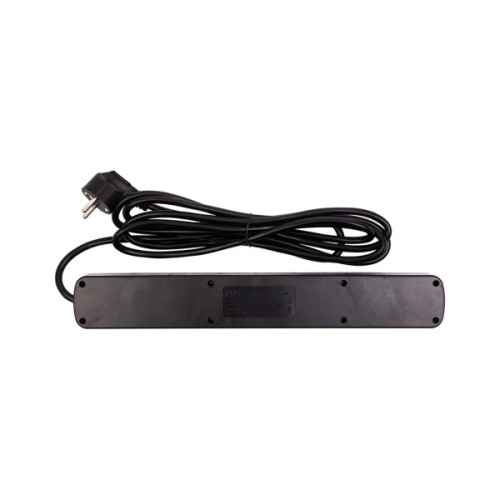 Мережевий фільтр живлення PowerPlant 3м, 6 розеток, USB (YS-N6086/3c) (EX610662)