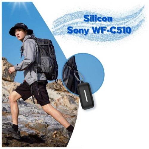 Чохол для навушників BeCover для Sony WF-C510 Black (714839)