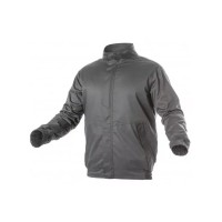 Куртка робоча Hoegert FABIAN HT5K307-2XL 65% поліестер/35% бавовна темно-сіра, 2XL (56) (HT5K307-2XL)