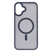Чохол до мобільного телефона 2E iPhone 16 Plus Soft Touch MagSafe Cover dark blue (2E-IPH-16PL-OCLS-DB)