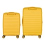 Набір валіз 2E Aero (M+S), бурштиново-жовті (2E-SPP-AERO-SET2-AY)