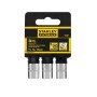 Набір торцевих головок Stanley торцевих 1/4" Maxi Drive, із шестигранним профілем, 3 шт: 11, 12, 13 мм. (FMMT17092-0)