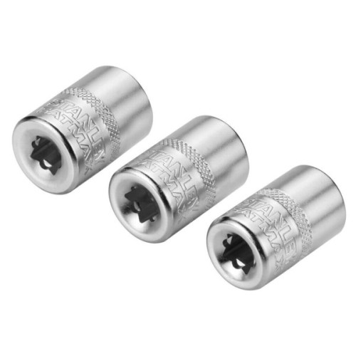 Набір торцевих головок Stanley торцевих 1/4" Maxi Drive, із шестигранним профілем, 3 шт: 11, 12, 13 мм. (FMMT17092-0)