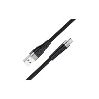 Дата кабель USB 2.0 AM to USB-C 1.0m 3A silicone X53 black HOCO (6931474738097)