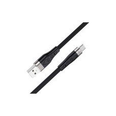Дата кабель USB 2.0 AM to USB-C 1.0m 3A silicone X53 black HOCO (6931474738097)