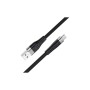 Дата кабель USB 2.0 AM to USB-C 1.0m 3A silicone X53 black HOCO (6931474738097)