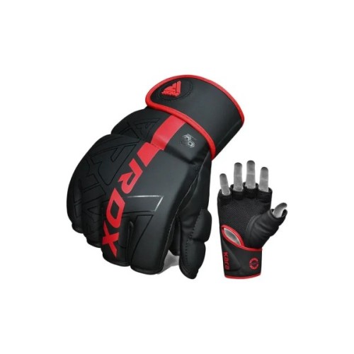 Рукавички для MMA RDX F6 Kara Matte Red Plus L/XL (GSR-F6MR-L/XL+)