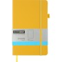 Книга записна Buromax Etalon 125x195 мм 96 аркушів в точку обкладинка зі штучної шкіри Жовта (BM.291360-08)
