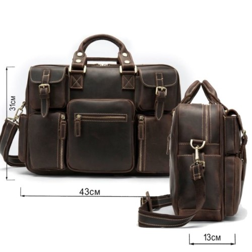 Сумка Vintage Коричнева (14881)