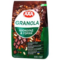 Гранола АХА хрустка з шоколадом і горіхами 330 г (4820237692580)