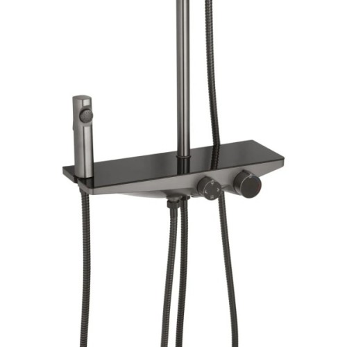 Душовий гарнітур Kroner Armada-GRP066 + змішувач Graz-GRP010 (CVS30165)