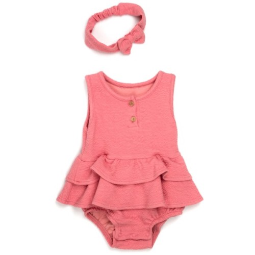 Боді дитяче Miniworld з пов'язкою (16987-68G-pink)