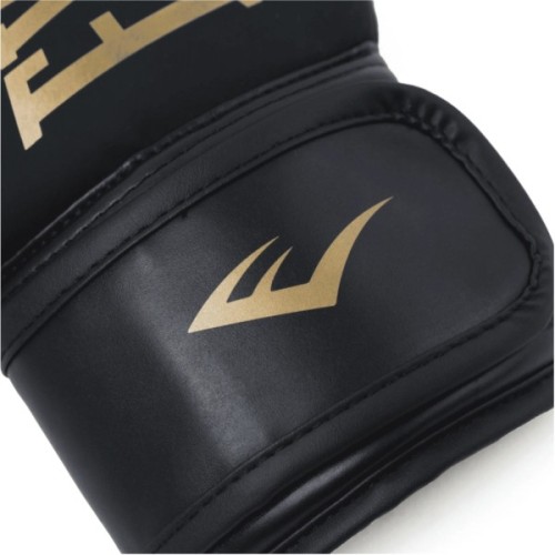 Боксерські рукавички Everlast Cardio Elite Bag Glove P00003320 чорний, золотий L/XL (009283624200)