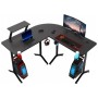 Комп'ютерний стіл GT Racer T-1247 (146x146x60x73) Black